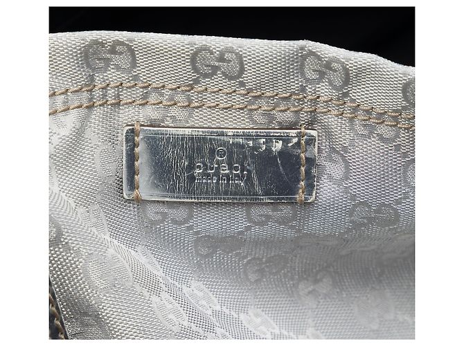 Gucci GG Canvas Web Tote in Grau Braun - Ansicht 5
