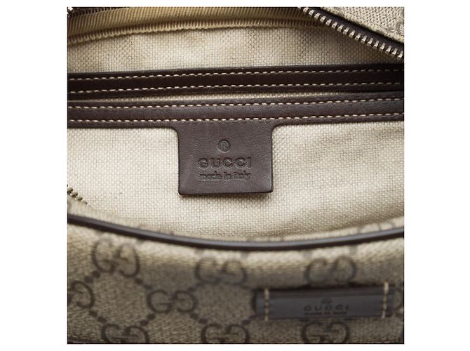 Borsa a tracolla Gucci Beige GG Supreme - vista 5