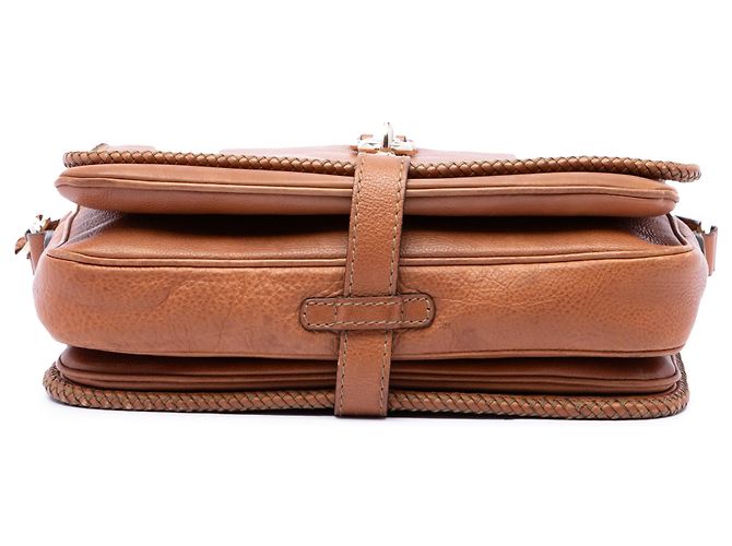 Borsa a tracolla Gucci Marrakech in vitello marrone - vista 3