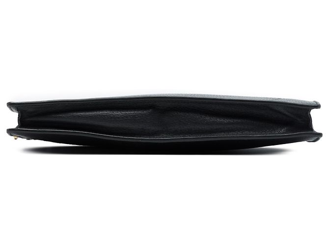Clutch Gucci GG Marmont in pelle di vitello nera Nero - vista 3