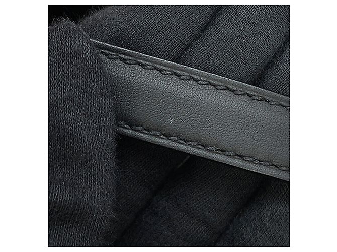 Hermès Black Togo and Swift Medor Bag - view 11
