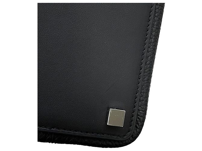 Hermès Black Togo and Swift Medor Bag - view 9