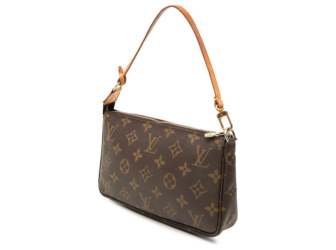 Louis Vuitton Brown Monogram Pochette Accessoires Braun - vista 2