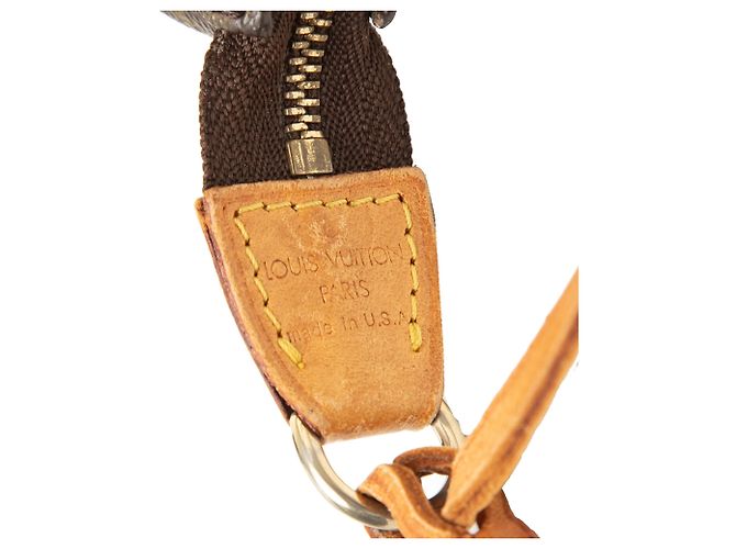 Louis Vuitton Brown Monogram Pochette Accessoires Braun - vista 5