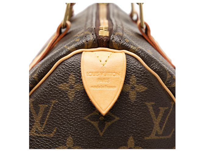 Louis Vuitton Brown Monogram Speedy 25 Marrone - vista 5