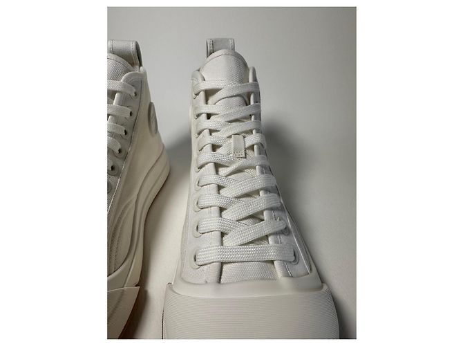 Bottega Veneta Vulcan High-Top Sneaker weiß Canvas - Ansicht 10