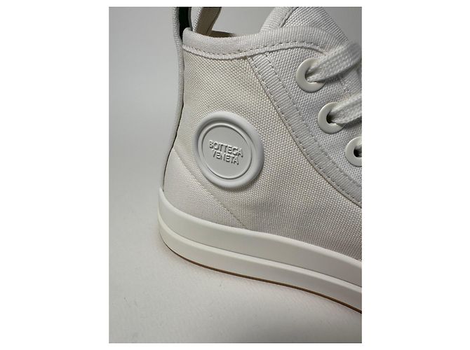 Bottega Veneta Vulcan High-Top Sneaker weiß Canvas - Ansicht 13