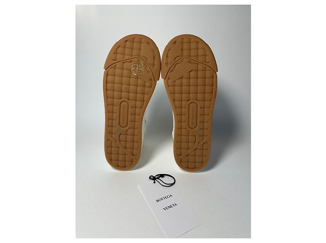 Bottega Veneta Vulcan High-Top Sneaker weiß Canvas - Ansicht 3