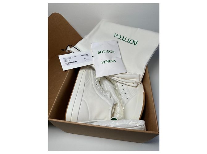 Bottega Veneta Vulcan High-Top Sneaker weiß Canvas - Ansicht 6