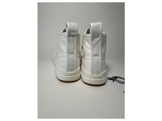 Bottega Veneta Vulcan High-Top Sneaker weiß Canvas - Ansicht 7