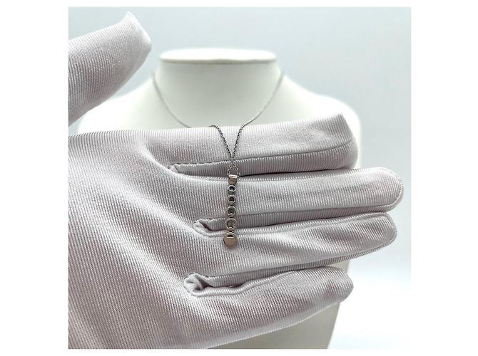 Collana Tiffany & Co. Diamond Six-Ring in platino Argento - vista 3