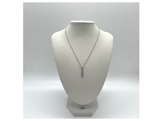 Collana Tiffany & Co. Diamond Six-Ring in platino Argento - vista 7