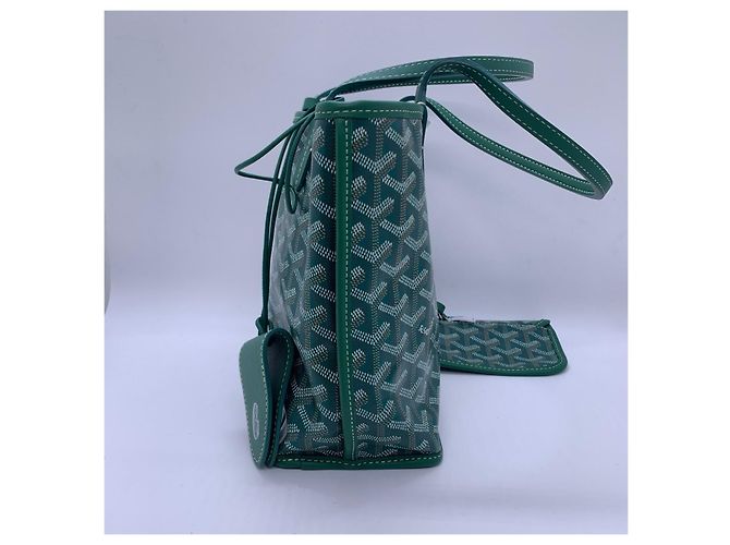 Borsa Goyard Mini Tote Verde - vista 3