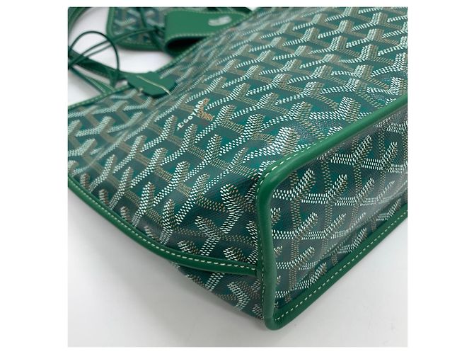 Borsa Goyard Mini Tote Verde - vista 4