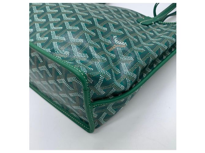 Borsa Goyard Mini Tote Verde - vista 5