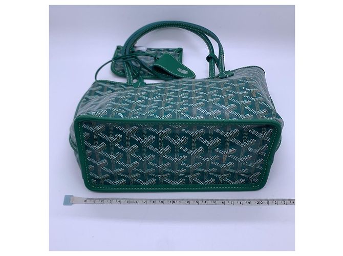 Borsa Goyard Mini Tote Verde - vista 6