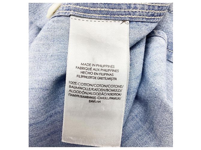 Polo Ralph Lauren Button-Down Denim-Hemd aus hellblauer Baumwolle - Ansicht 5