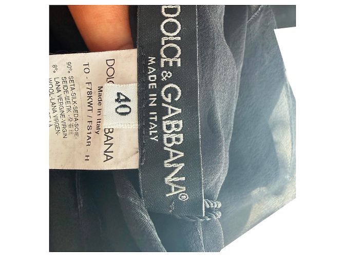 Top senza maniche con stampa leopardata Dolce & Gabbana in seta olive Verde Verde oliva - vista 5
