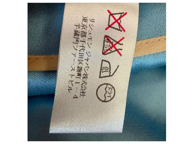 Blusa a maniche corte Chloé in seta blu Blu chiaro - vista 7