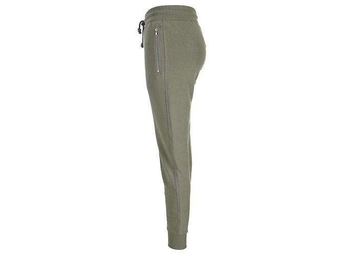 Pantalones Jogger con cordón Dries Van Noten en algodón Olive Verde Verde oliva - vista 2