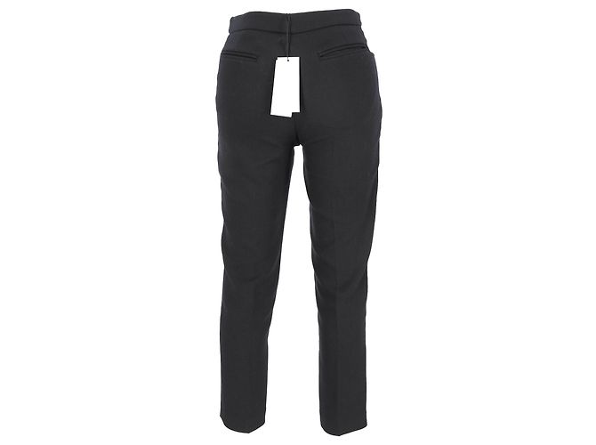 Sandro Paris Anzughose aus schwarzem Polyester - Ansicht 3