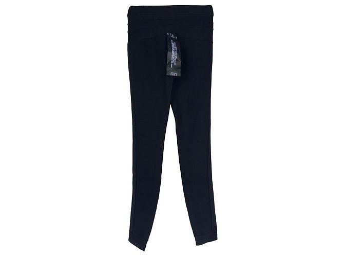 Herve Leger Slim-Hose aus schwarzer Viskose - Ansicht 2
