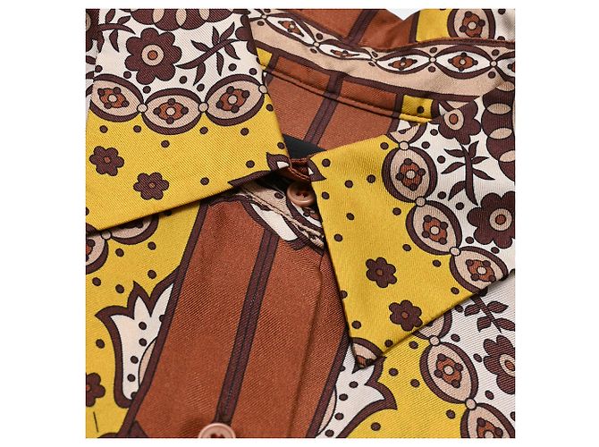 Camicia a bottoni stampata Nili Lotan in seta multicolore - vista 10