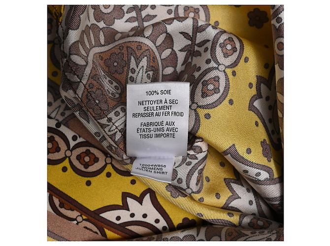 Camicia a bottoni stampata Nili Lotan in seta multicolore - vista 7