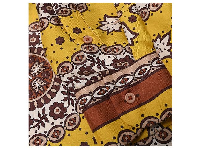 Camicia a bottoni stampata Nili Lotan in seta multicolore - vista 9