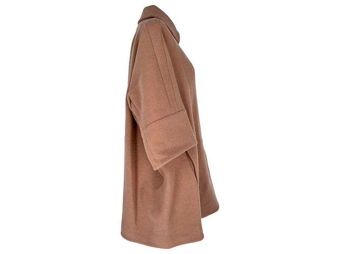 Chaquetón con cremallera Chloé en lana camel Castaño - vista 2