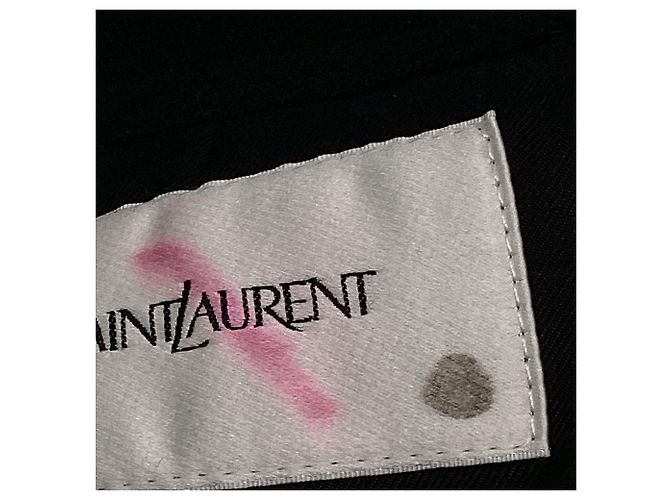 Blazer cruzado Saint Laurent en lana negra Negro - vista 5