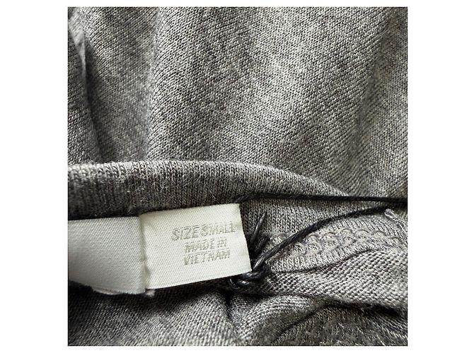Vestido maxi ajustado de jersey con espalda racerback T by Alexander Wang en rayón gris - vista 5