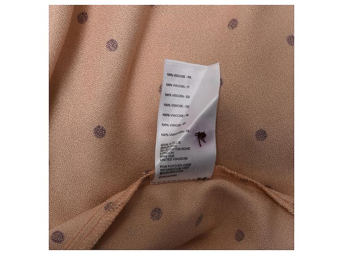 Autre Marque Vestido de maternidade midi Juniper de manga comprida Isabel Oliver em viscose rosa - vista 8