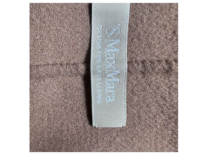 Abrigo de botonadura sencilla 'S Max Mara en lana marrón Castaño - vista 5