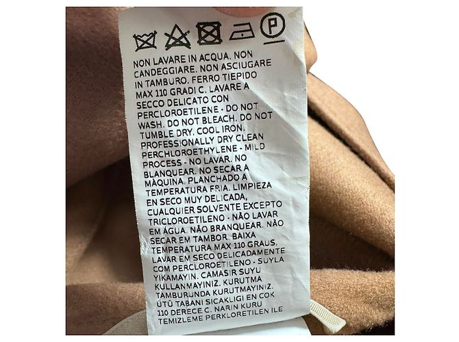 Abrigo de botonadura sencilla 'S Max Mara en lana marrón Castaño - vista 6