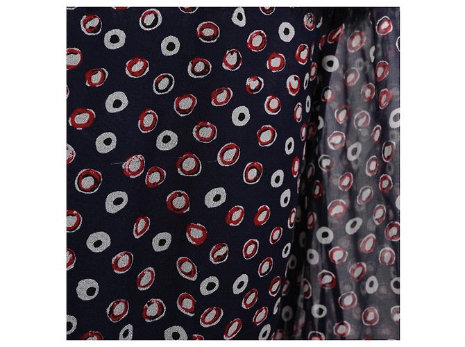Abito a pois Diane Von Furstenberg in seta nera Nero - vista 12