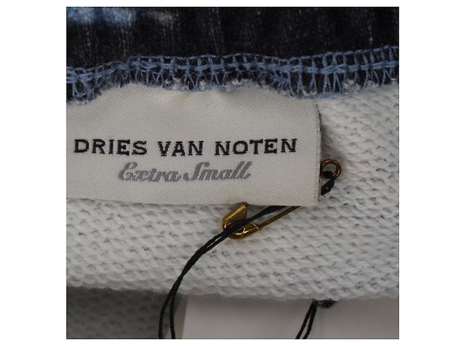 Pantalones Wide-Leg Dries Van Noten en algodón floral - vista 4