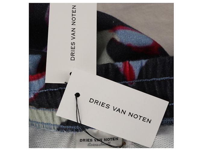 Pantalones Wide-Leg Dries Van Noten en algodón floral - vista 5
