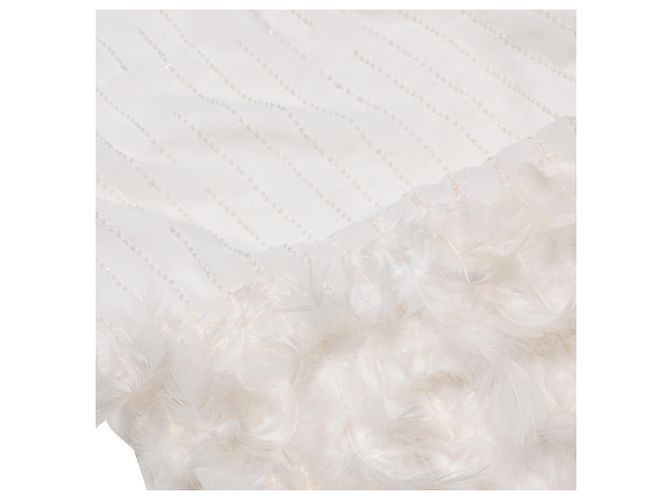 Autre Marque Cynthia Steffe "White Heron" Etuikleid Mini aus weißem Polyester - Ansicht 12