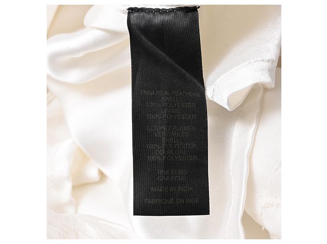 Autre Marque Cynthia Steffe "White Heron" Etuikleid Mini aus weißem Polyester - Ansicht 7