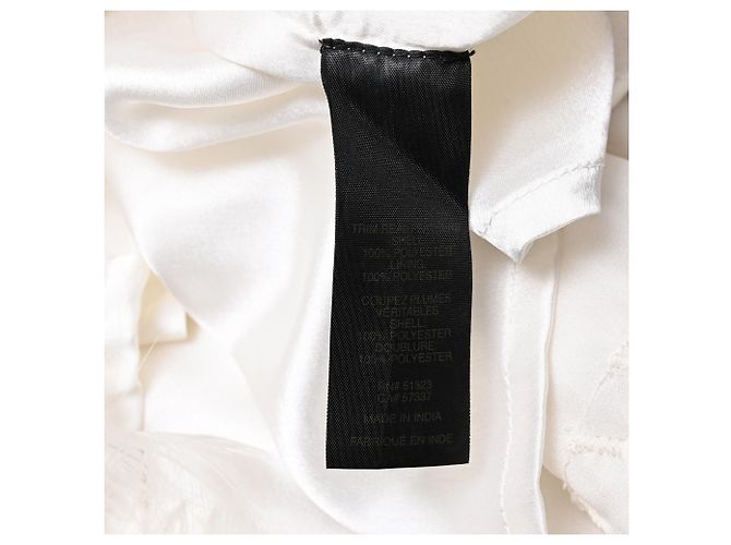 Autre Marque Cynthia Steffe "White Heron" Etuikleid Mini aus weißem Polyester - Ansicht 8