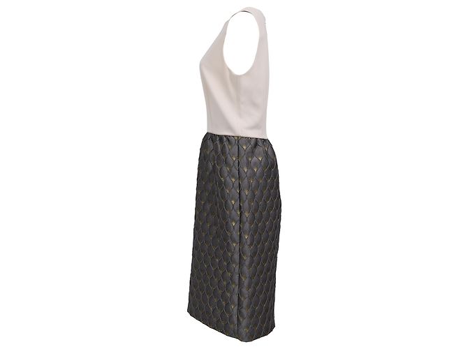 Max Mara bedrucktes Midikleid aus multicolorigem Polyester Mehrfarben - Ansicht 2