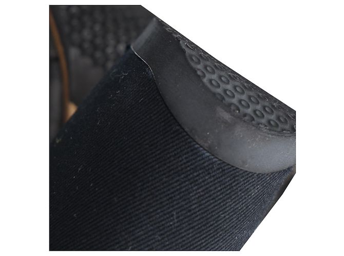 Saltos bloco com tira e fivela Dries Van Noten em couro preto - vista 10
