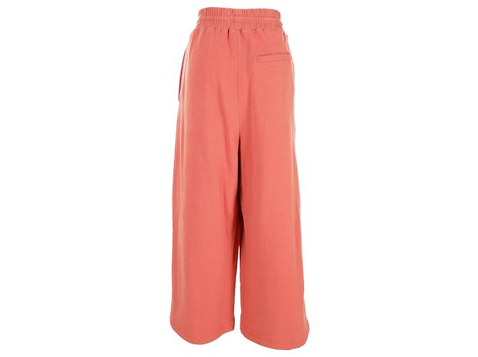 Pantalones de chándal Wide Leg Dries Van Noten en algodón naranja - vista 2
