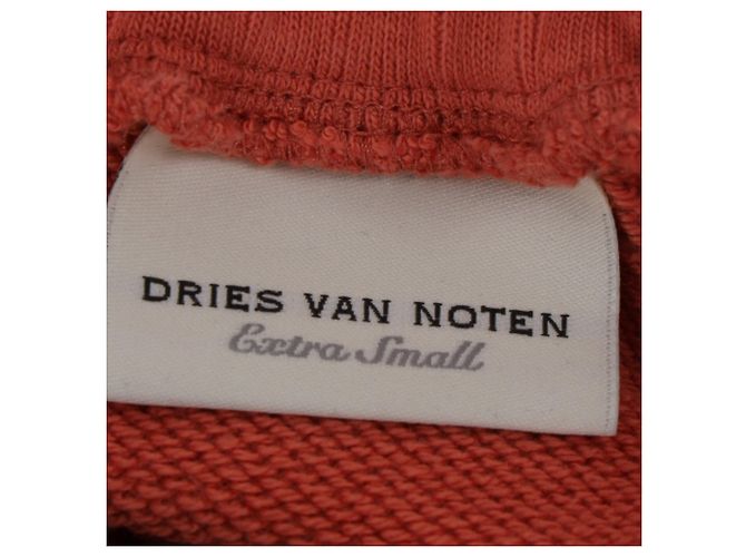 Pantalones de chándal Wide Leg Dries Van Noten en algodón naranja - vista 4