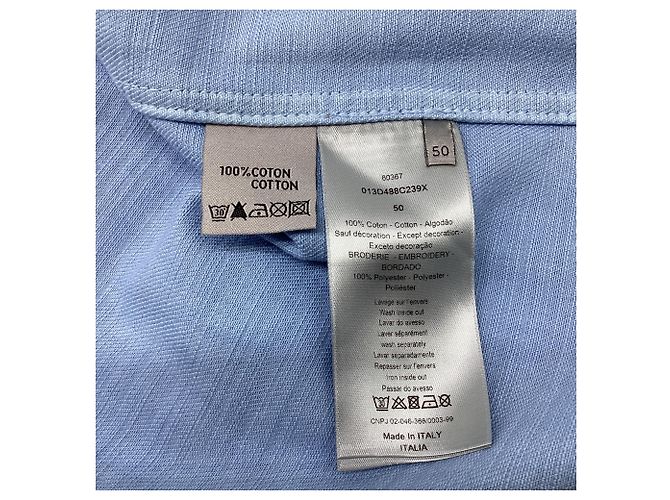 Giacca Trucker Dior 1947 in denim blu in cotone - vista 5