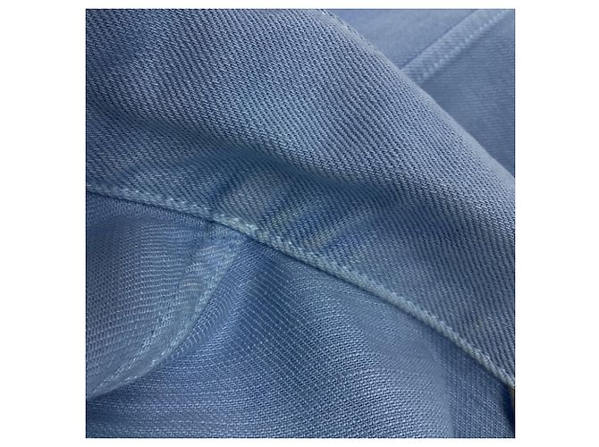 Giacca Trucker Dior 1947 in denim blu in cotone - vista 6