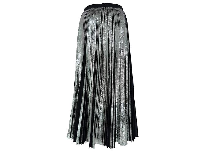 Proenza Schouler Plissierter Metallic-Midi-Rock aus multicoloured Polyester Mehrfarben - Ansicht 4