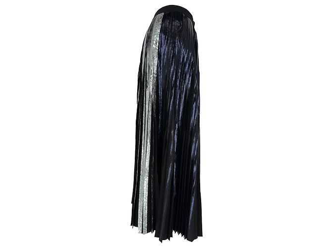 Proenza Schouler Plissierter Metallic-Midi-Rock aus multicoloured Polyester Mehrfarben - Ansicht 5