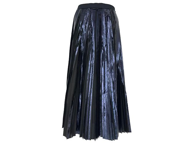 Proenza Schouler Plissierter Metallic-Midi-Rock aus multicoloured Polyester Mehrfarben - Ansicht 6